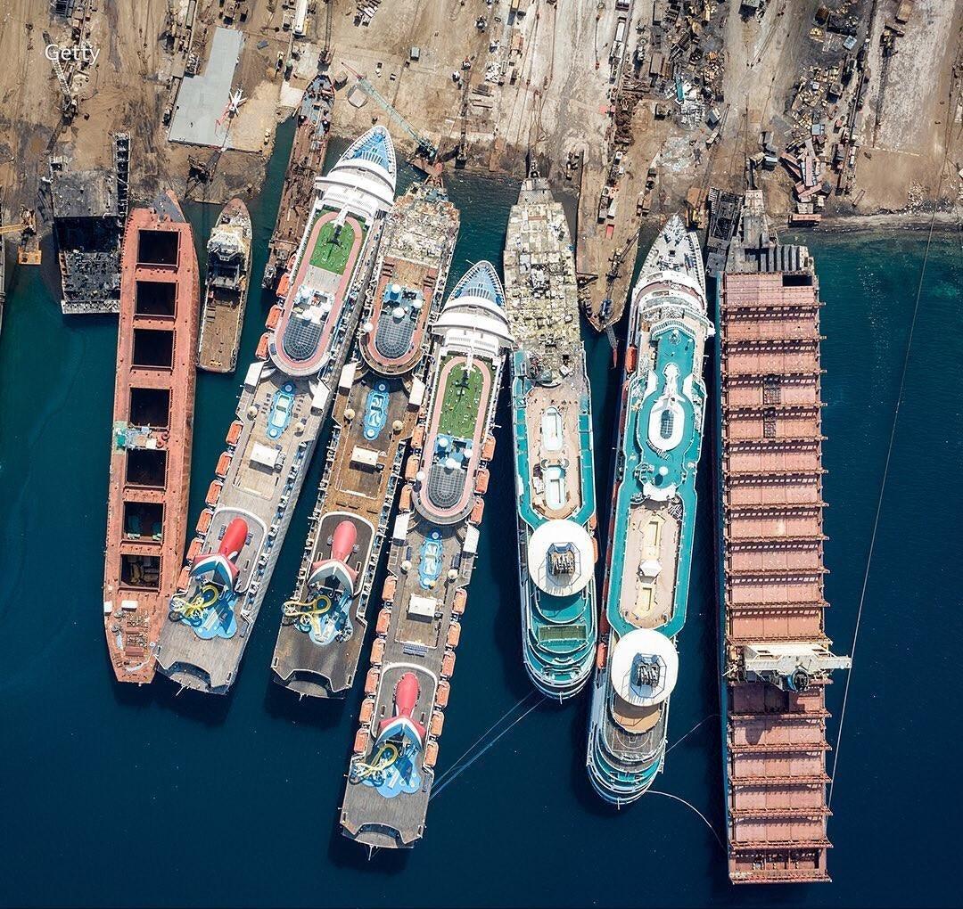 ¿Qué pasa con los cruceros antiguos?