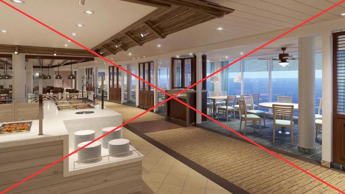 Diez cosas que nunca debes hacer en un buffet de crucero