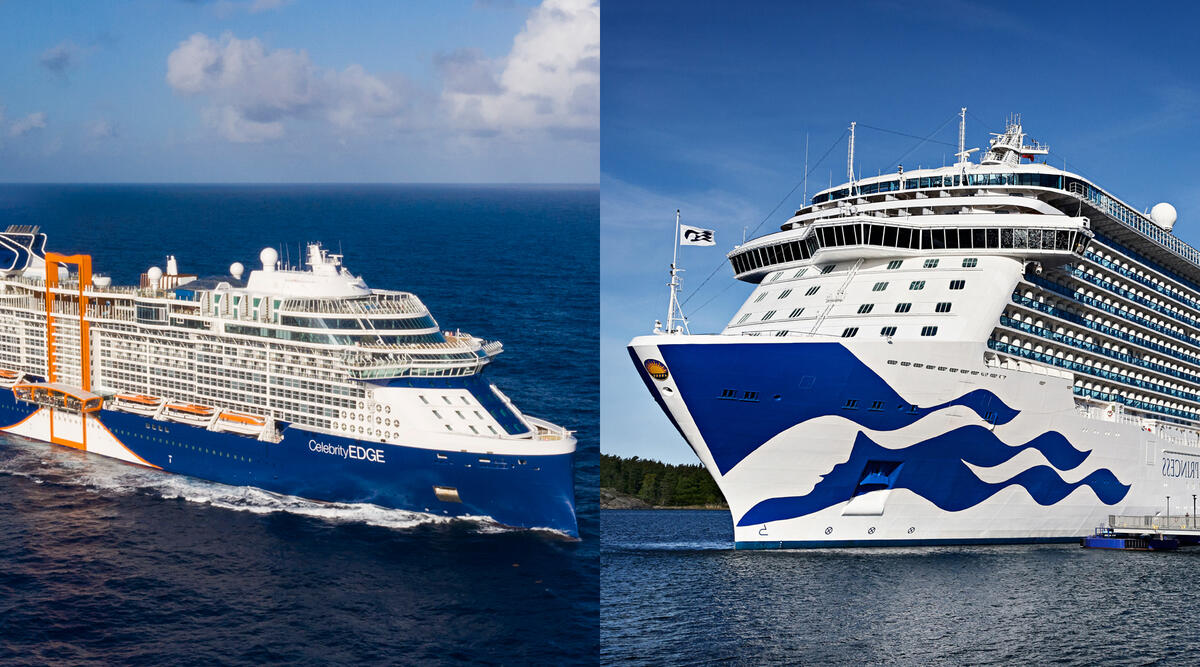 Comparar: cruceros Celebrity vs. Princess