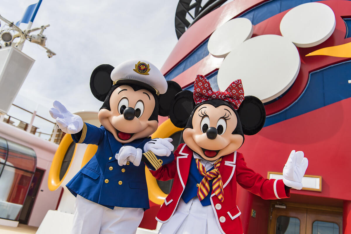 Conoce a los personajes de Disney Cruise Line