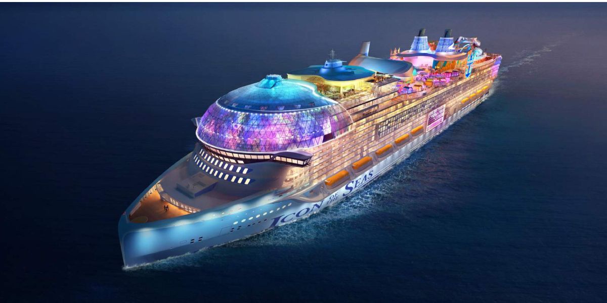 Comparación de tamaños de Icon of the Seas: capacidad, largo, ancho, alto y tonelaje