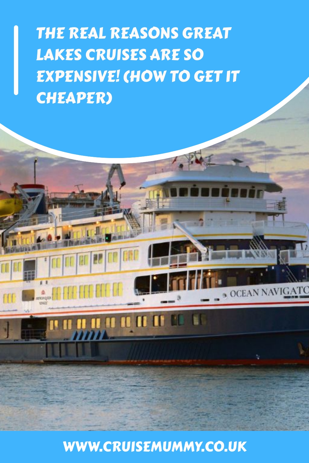 ¡Las VERDADERAS razones por las que los cruceros por los Grandes Lagos son tan caros! (Cómo conseguirlo más barato)