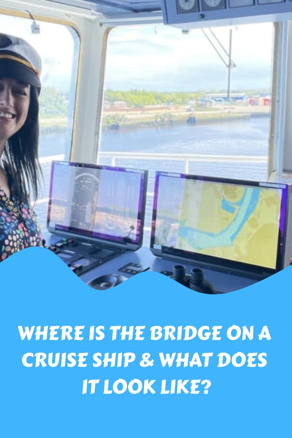 ¿Dónde está el puente de un crucero y cómo es?