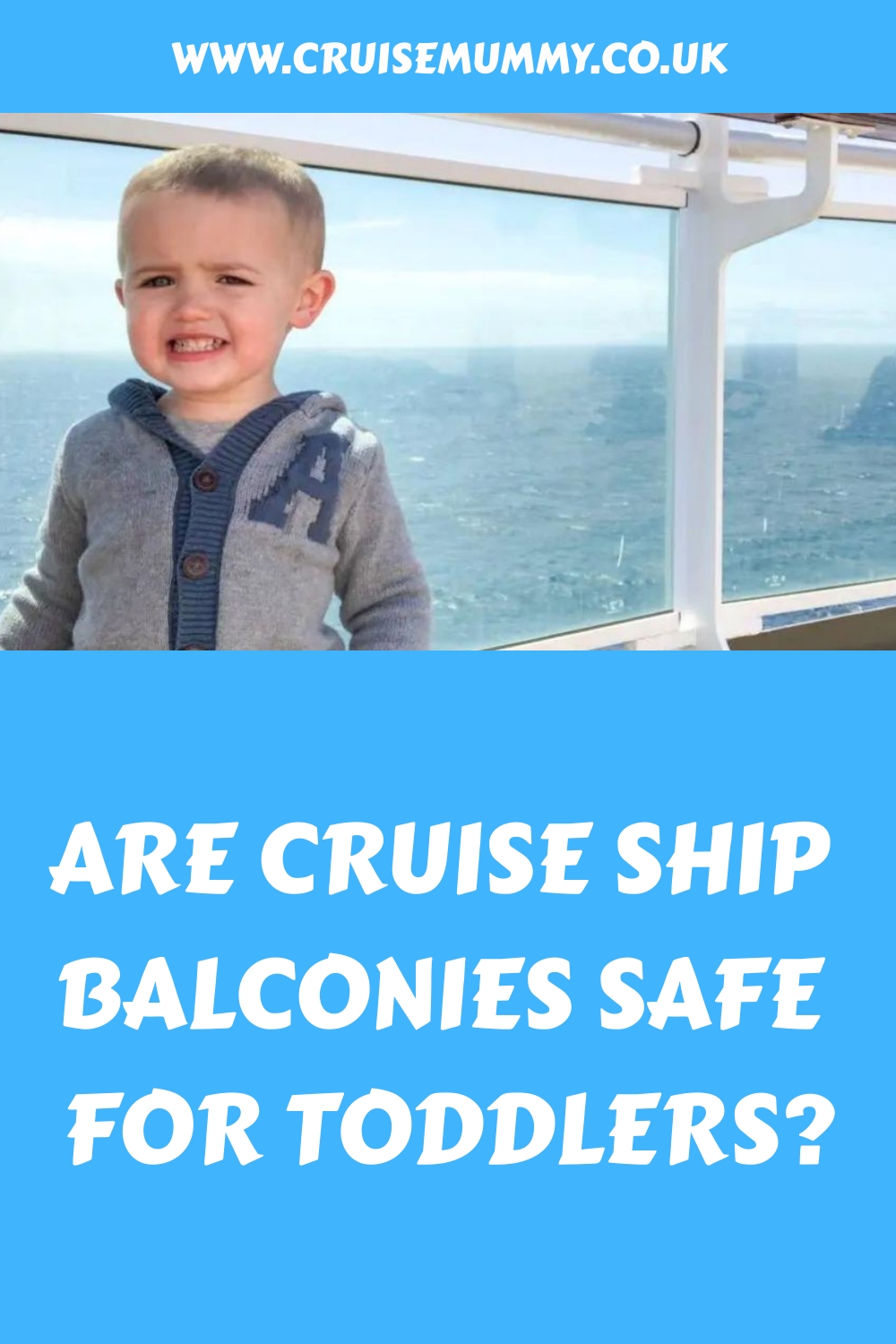 ¿Los balcones de los cruceros son seguros para los niños pequeños?