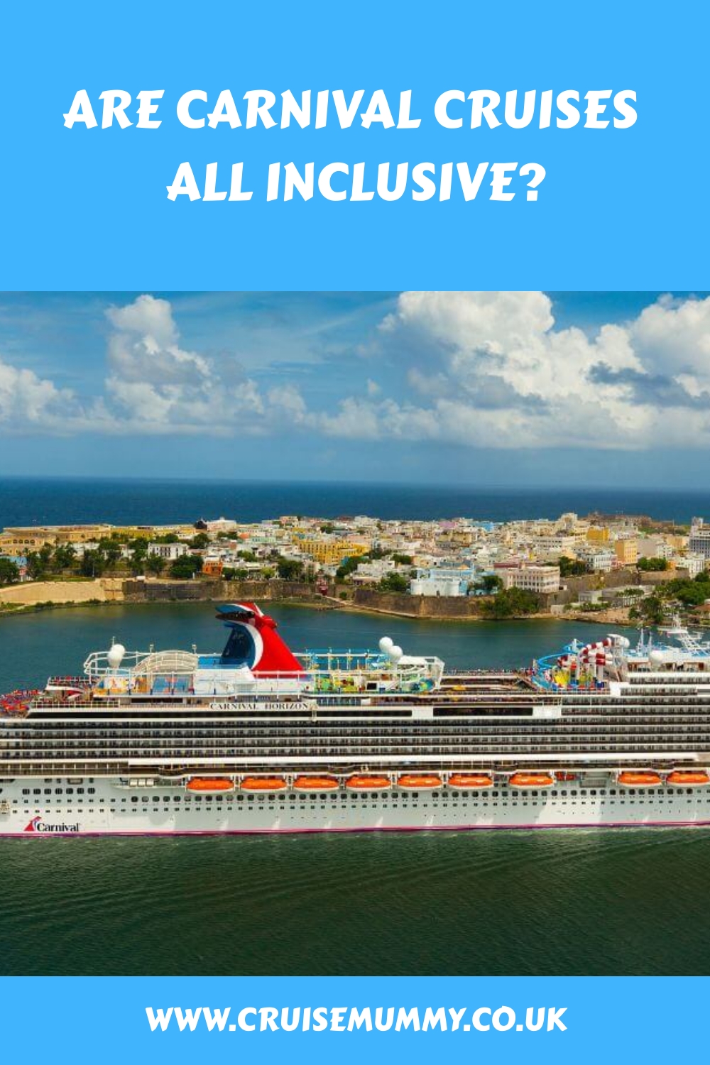 ¿Los cruceros Carnival son todo incluido?