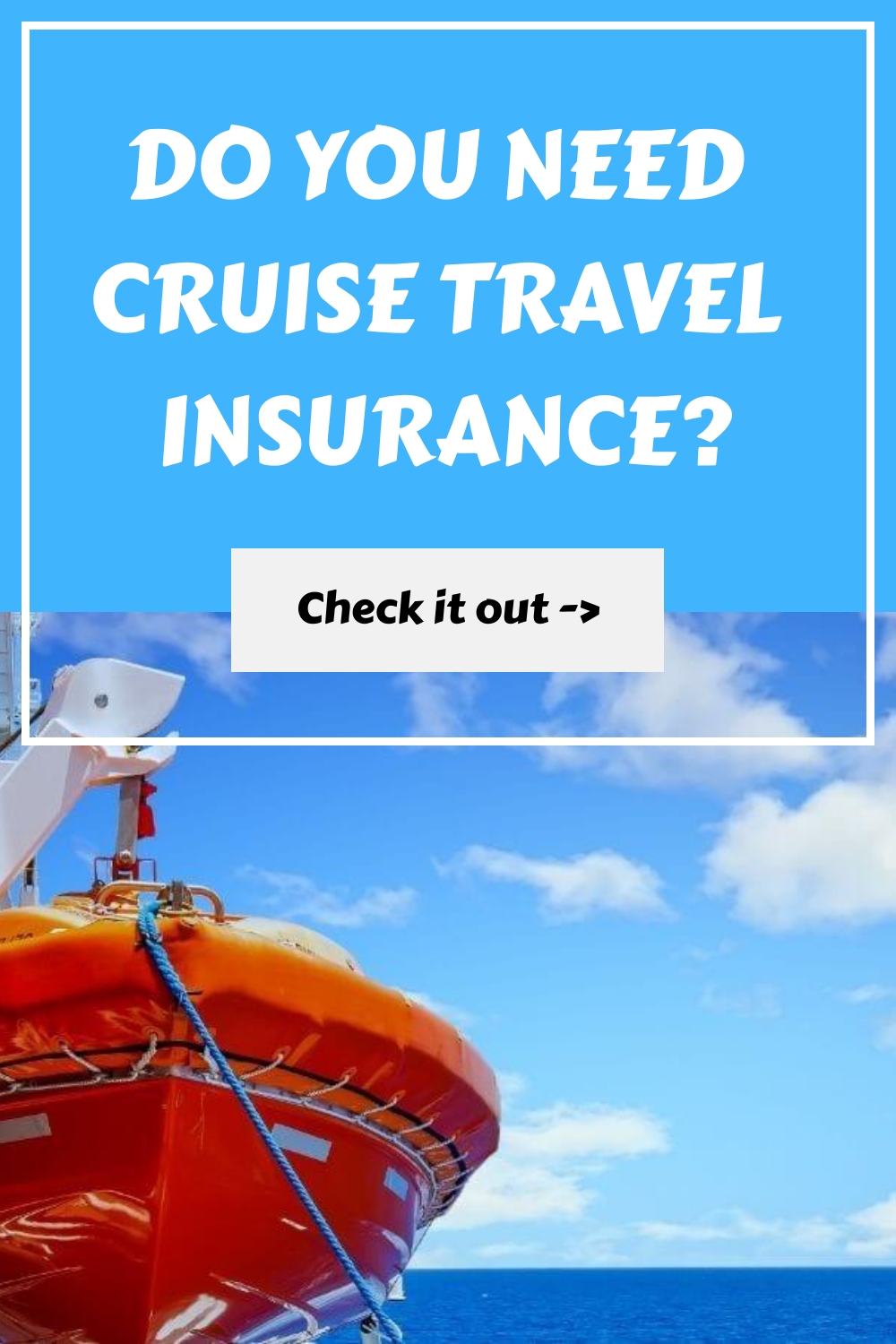 ¿Necesitas un seguro de viaje en crucero?