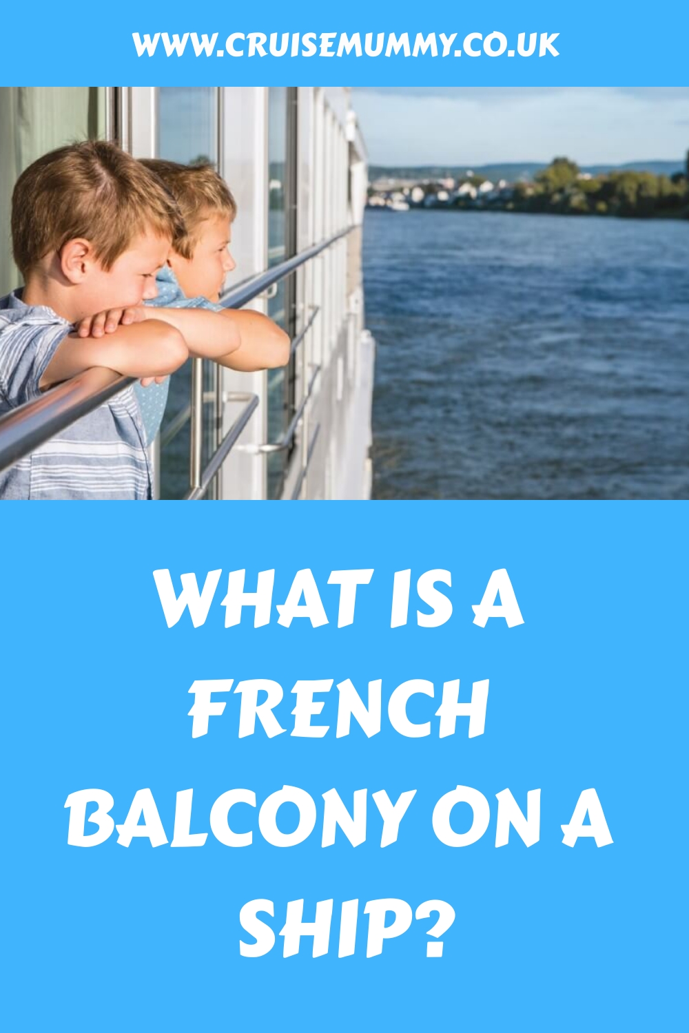¿Qué es un balcón francés en un barco?