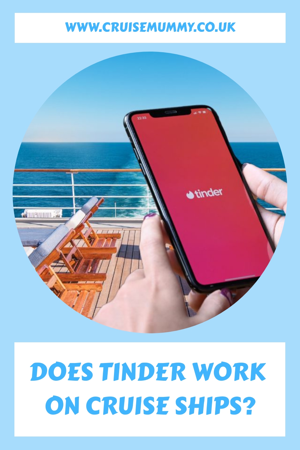 ¿Tinder funciona en cruceros?